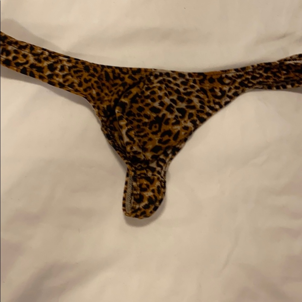 Cheetah Print Thong